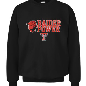JOEY MCGUIRE RAIDER POWER SHIRT Joey McGuire Texas Tech Red Raiders CACS black front.jpg