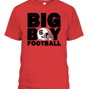 BIG BOY FOOTBALL SHIRT Shane Beamer South Carolina Gamecocks CABT red front.jpg