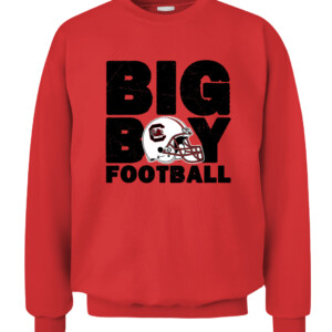 BIG BOY FOOTBALL SHIRT Shane Beamer South Carolina Gamecocks CACS red front.jpg