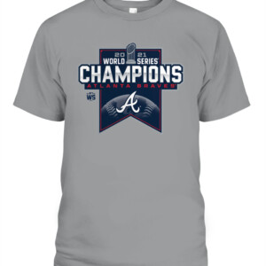 Atlanta Braves 2021 World Series Champions T Shirt CAPT sport grey front.jpg