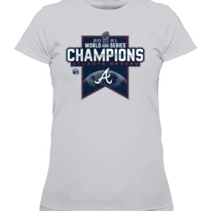Atlanta Braves 2021 World Series Champions T Shirt CAWTS heather grey front.jpg