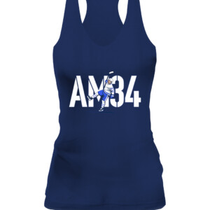 AM34 SHIRT Auston Matthews Toronto Maple Leafs CAWT navy front.jpg