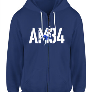 AM34 SHIRT Auston Matthews Toronto Maple Leafs CAZH navy front.jpg