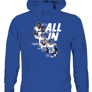 ALL IN SHIRT Von Miller Aaron Donald Matthew Stafford Cooper Kupp and Jalen Ramsey Los Angeles Rams CAUH royal front.jpg
