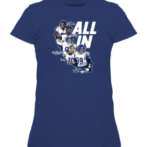 ALL IN SHIRT Von Miller Aaron Donald Matthew Stafford Cooper Kupp and Jalen Ramsey Los Angeles Rams CAWTS navy front.jpg
