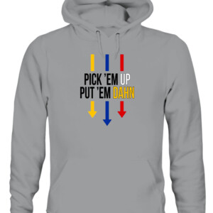 PICK EM UP PUT EM DAHN SHIRT Pittsburgh Steelers CAUH sport grey front.jpg