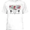 Deck The Halls and Not Your Family Funny Skeleton Christmas T Shirt CABT white front.jpg