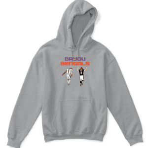 BAYOU B SHIRT BAYOU BENGALS Ja'Marr Chase Joe Burrow Cincinnati Bengals APKH sport grey front.jpg