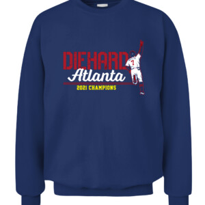 DIEHARD ATLANTA SHIRT DANSBY SWANSON Atlanta Braves 2021 World Series Champions CACS navy front.jpg