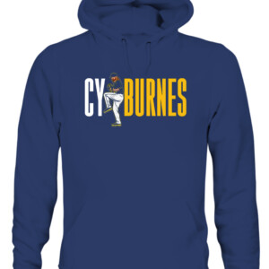 CY BURNES SHIRT CORBIN BURNES Milwaukee Brewers CAUH navy front.jpg