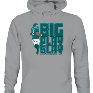 BIG PLAY SLAY SHIRT DARIUS SLAY Philadelphia Eagles CAUH sport grey front.jpg