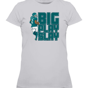 BIG PLAY SLAY SHIRT DARIUS SLAY Philadelphia Eagles CAWTS heather grey front.jpg