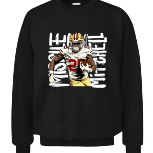 Missile Mitchell Shirt Elijah Mitchell George Kittle San Francisco 49ers CACS black front.jpg