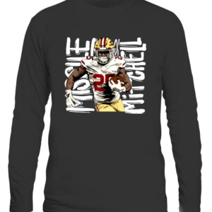 Missile Mitchell Shirt Elijah Mitchell George Kittle San Francisco 49ers CALS black front.jpg
