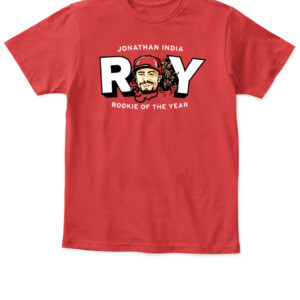 ROOKIE OF THE YEAR SHIRT JONATHAN INDIA Cincinnati Reds APKT red front.jpg