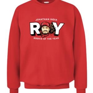 ROOKIE OF THE YEAR SHIRT JONATHAN INDIA Cincinnati Reds CACS red front.jpg