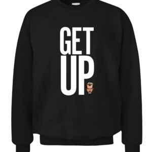 Get Up Shirt Rockstar Spud Drake Maverick WWE CACS black front.jpg