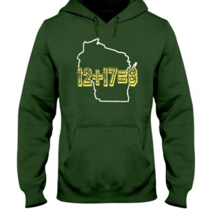 12+17=6 WISCO MATH T SHIRT Green Bay Packers Aaron Rodgers Davante Adams Kurt Benkert 2021 NFC North Division Champions Hoddie
