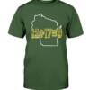 12+17=6 WISCO MATH T SHIRT Green Bay Packers Aaron Rodgers Davante Adams Kurt Benkert 2021 NFC North Division Champions Shirt