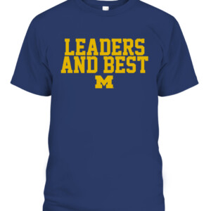 LEADERS AND BEST SHIRT Michigan Wolverines CABT navy front.jpg