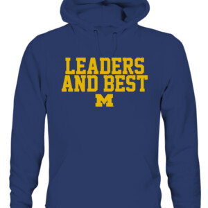 LEADERS AND BEST SHIRT Michigan Wolverines CAUH navy front.jpg