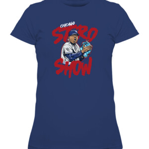 CHICAGO STRO SHOW SHIRT MARCUS STROMAN Chicago Cubs CAWTS navy front.jpg