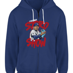 CHICAGO STRO SHOW SHIRT MARCUS STROMAN Chicago Cubs CAZH navy front.jpg