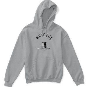 BRISTOL T SHIRT Banksy Bristol Colson APKH sport grey front.jpg