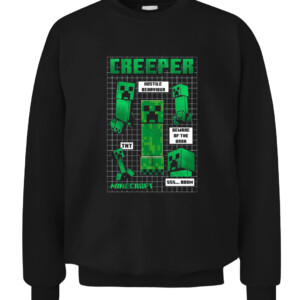 Minecraft Hostile Behavior Boss Mobs T Shirt CACS black front.jpg