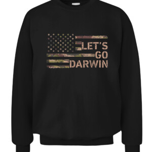 Let’s Go Darwin American Flag Camo Women Men Lets Go Darwin T Shirt CACS black front.jpg