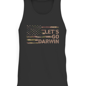 Let’s Go Darwin American Flag Camo Women Men Lets Go Darwin T Shirt CATT black front.jpg