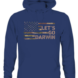 Let’s Go Darwin American Flag Camo Women Men Lets Go Darwin T Shirt CAUH navy front.jpg