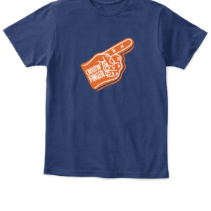 CROOTIN FINGER SHIRT Auburn Tigers APKT navy front.jpg