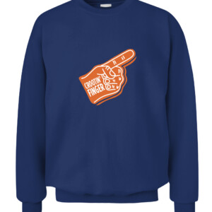 CROOTIN FINGER SHIRT Auburn Tigers CACS navy front.jpg