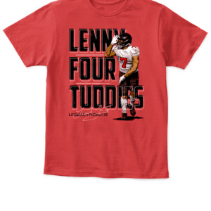 Lenny Four Tuddies Shirt Leonard Fournette Tampa Bay Buccaneers APKT red front.jpg