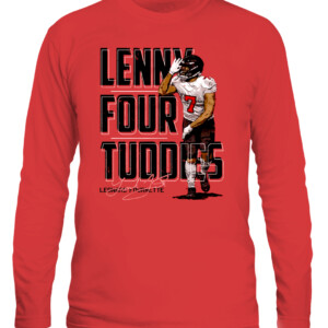 Lenny Four Tuddies Shirt Leonard Fournette Tampa Bay Buccaneers CALS red front.jpg