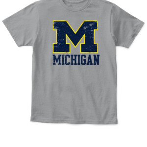 BLOCK M STACK SHIRT Michigan Wolverines APKT sport grey front.jpg