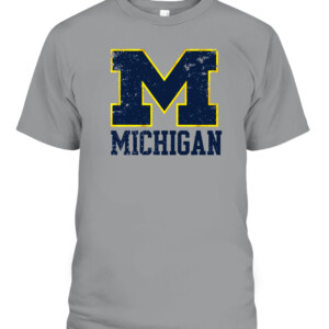 BLOCK M STACK SHIRT Michigan Wolverines CABT sport grey front.jpg