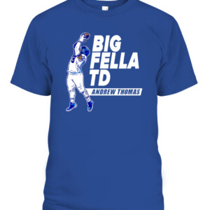 BIG FELLA TD SHIRT ANDREW THOMAS New York Giants CAPT royal front.jpg