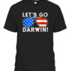 Aviator Sunglasses American Flag Let’s Go Darwin T Shirt CABT black front.jpg