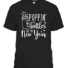 Poppin Bottles For The New Year T Shirt CABT black front.jpg