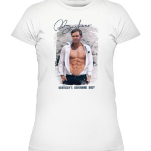 Sexy Gov. Beshear T Shirt Andy Beshear Kentucky's Governing Body Shirts CAWTS white front.jpg