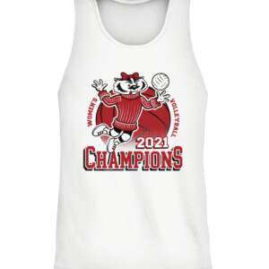 WISCO VB CHAMPIONS SHIRT Wisconsin Badgers #bumpsetspike CATT white front.jpg