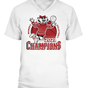 WISCO VB CHAMPIONS SHIRT Wisconsin Badgers #bumpsetspike CAVN white front.jpg
