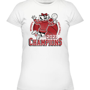 WISCO VB CHAMPIONS SHIRT Wisconsin Badgers #bumpsetspike CAWTS white front.jpg
