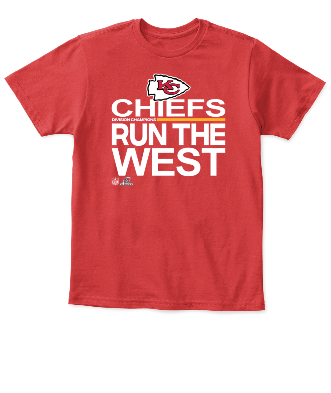 CHIEFS RUN THE WEST SHIRT 2021 AFC West Division Champions Kansas City Chiefs-APKT-red-front.jpg CHIEFS RUN THE WEST SHIRT 2021 AFC West Division Champions Kansas City Chiefs APKT red front.jpg