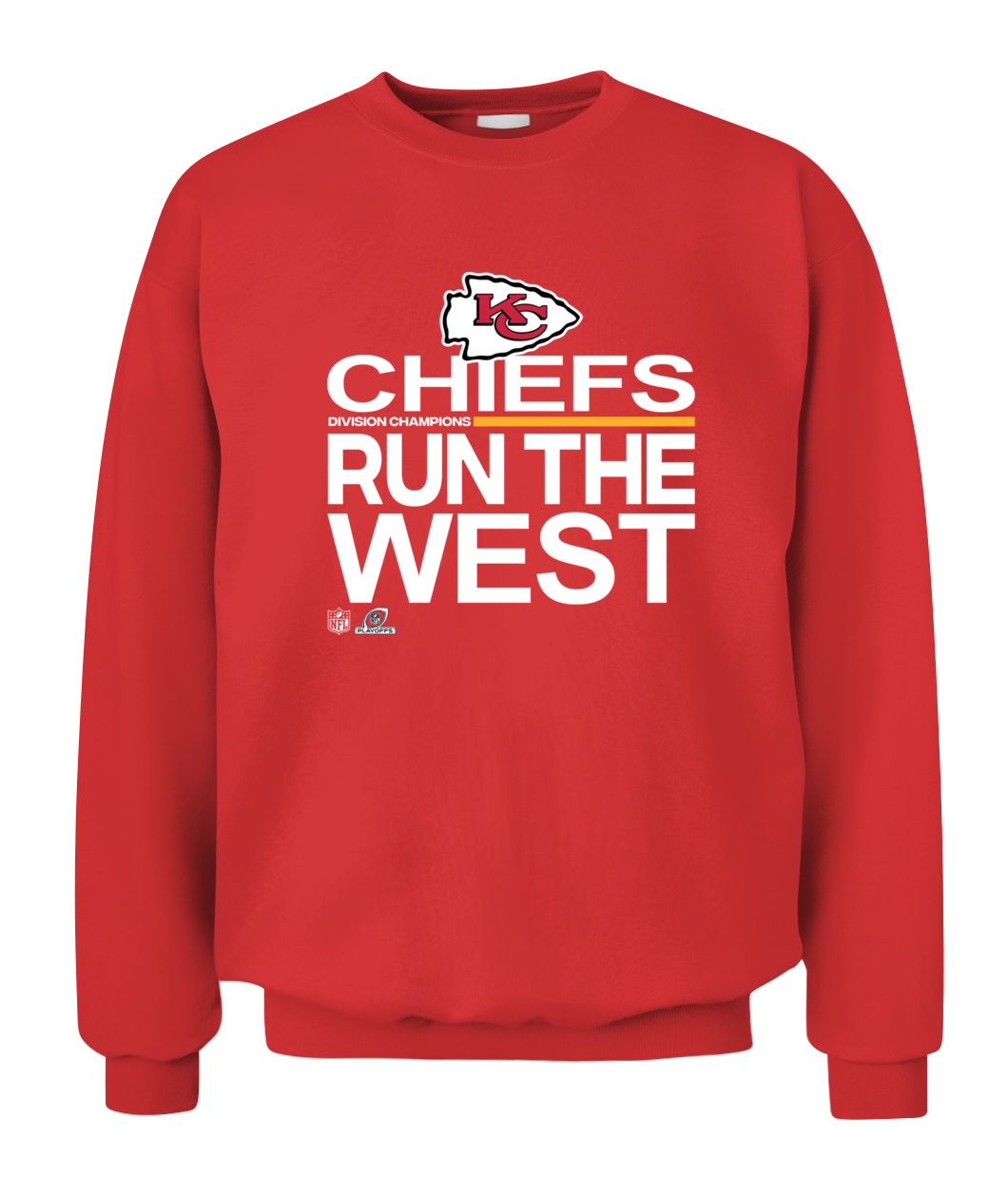 CHIEFS RUN THE WEST SHIRT 2021 AFC West Division Champions Kansas City Chiefs-CACS-red-front.jpg CHIEFS RUN THE WEST SHIRT 2021 AFC West Division Champions Kansas City Chiefs CACS red front.jpg