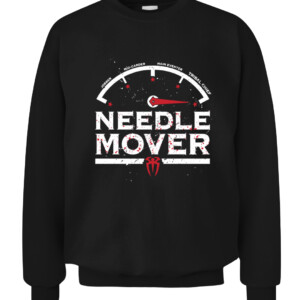 Needle Mover T Shirt Roman Reigns WWE JOBBER MID CARDER MAIN EVENTER TRIBAL CHIEF CACS black front.jpg