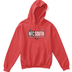 BUCS 2021 NFC South Division Champions Shirt Tampa Bay Buccaneers APKH red front.jpg