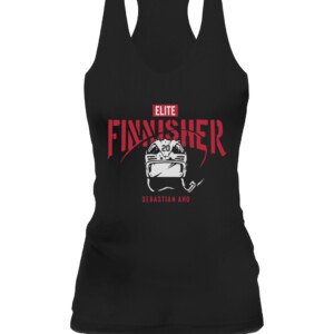 ELITE FINNISHER SHIRT SEBASTIAN AHO Carolina Hurricanes CAWT black front.jpg